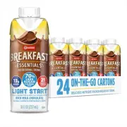 Carnation Breakfast Essentials Ready To Drink, Rich Milk Chocolate 8 oz 24-PACK