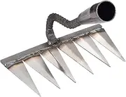 1/4Pcs Dethatcher Rake, 4/5/6/7 Tines Dethatcher Carbon Garden Hand Rake, Heavy Duty Rake, -P Garden Metal Tine Rake, Durable Weeding Rake, Gardening Hand Tools for Yard Weeding Seed Sowing Soil