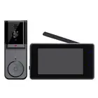 Easy Installation Wireless Doorbell Camera No Subscription 4.3” Large Screen