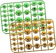 Mikinona Motorcycle Accessory Set 2pc Engine Bolt Covers Fit for Models Abs Material Stylish Appearance Easy Install