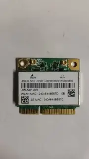ASUS AW-NB126H ATHEROS AR5B225 ADVANCED-N MINI-PCIE WIFI W/BLUETOOTH CARD - NEW.