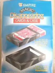 Vanishing Card Deck Disappearing Appearing Illusion Magic Trick Empire NOS
