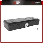 34"x12"x6" Black Aluminum Storage Tool Box W/1x Lift Air Rod For Garage RV