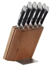 [Scanpan] Classic Knife Block Set 7Pc in Brown