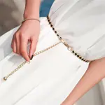 FASHION WOMEN DRESS DECORATION BELTS ELEGANT LADIES PEARL WA