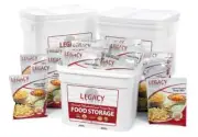 Legacy Premium Emergency Food 360 Servings Free Survival Kit Bug Out Freeze Dry