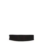 Giorgio Armani Hook Buckle Satin Belly Belt XL Black
