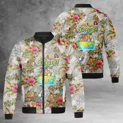 Aloha Scooby Doo Friends At The Summer Beach Scooby Doo Jacket
