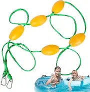 Floating Rope | Swimming Pool Safety Divider Rope,Pre-Assembled 16.4ft Tubing Supplies Floating Strong Buoyancy Conspicuous Replacement Part for Section Off