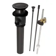 Kingston Brass KBT2125 Brass Pop-Up Drain and Extra Long Pop-Up rod,22 Gauge,Bro