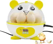 Mini Chick-Shaped Incubator with 9 Egg Slots - Semi-Automatic Hatcher for Chicken, Duck, Quail & Bird Eggs - Smart Incubation with Auto-Temperature Control, Egg Turning & Water Refilling