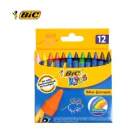 在飛比找momo購物網優惠-【BIC】12色蠟筆