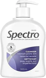 (For Blemish Prone Skin (Fragrance Free)) - Spectro Jel Cleanser 500ml (17 Fl.oz.) Pump (For Blemish Prone Skin (Fragrance Free))