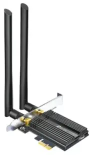 TP-LINK - AX3000 Dual Band WiFi 6 & Bluetooth 5.0 PCI-Ex Adaptor