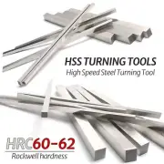 HSS LATHE TOOL STEEL SQUARE TOOL High Speed Steel Turning Tool 4mm-18mm HRC60-62