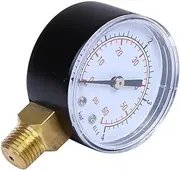Utility Pressure Gauge 60PSI Side Mount 1/4" Inch Pipe Thread Pool Spa Filter Water Air Oil Vacuum Dry