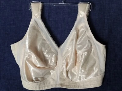 Playtex Bra Size 40B Original 18 Hour #4693 BEIGE FLORAL Wire Free NEW IN PACKAG