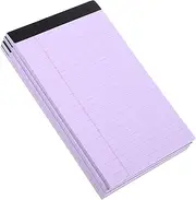 Ipetboom 4pcs Ruled Lined Writing Note Pad Tearable Notepad Legal Pad Portable Memo Pad Notebook