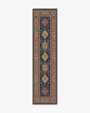 75' x 305' | Machine Washable Runner Rug | Kid & Pet Friendly | Indoor Rug | Cambria Sapphire Rug | Ruggable