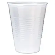 Fabrikal 9508028 Rk Ribbed Cold Drink Cups, 12oz, Translucent, 50/sleeve, 20