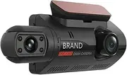 Dual Lens Dash Cam Car DVR Front and Inside Camera Video Driving Recorder Parking Monitor Night Vision G-Sensor 1080P