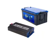 Kings 12V 300Ah Deep Cycle Lithium LiFePO4 Battery + 2000W Pure Sine Wave Inverter