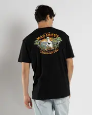 [The Mad Hueys] The Mad Hueys Men's Cookedatoo Eshay T-Shirt in Black Size 3XL 3XL Black