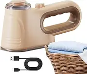 Travel Steam Iron, Foldable Clothing Steamer, 7.87x5.91x3.94 Inches 30-Second Fast Heat-Up, Portable Household Ironing Machine for College Dorm, Business Trips, Home Use