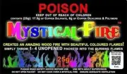 MYSTICAL FIRE 10 pkts - Magic Colourful Fire Color Changing Flames Campfire 25g