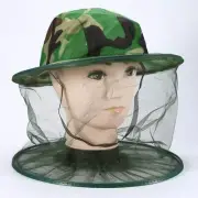 Anti-mosquito Camouflage Hat Mosquito Green Camouflage Insect Bug Mesh Head Net