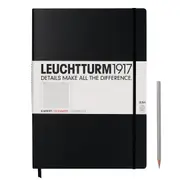 Leuchtturm1917 Notebook Master Slim A4+ Squared - Black