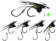 Fly Assortment Trout Bass | Fly Assortment Realistic Dry Fly - Dry Fly Fishing Lures Kit with Bright Colors Gear for Fishing Enthusiast
