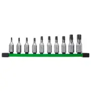 Milwaukee, 10pc 3/8in. Drive Torx Bit Socket Set, Pieces (qty.) 10 Model#