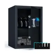 Biometric Fingerprint Safe Box, 1.69 Cubic Feet Smart Safes Modern Minimalism...