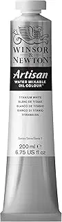 Winsor & Newton Artisan Water Mixable Oil Colour 200 ml Tube, Titanium White (644) (Series 1) (Pack of 1)