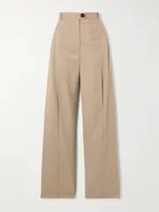 [PETER DO] PETER DO - Cutout Wool-blend Pants - Beige - large large Neutrals