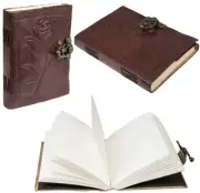 Leather Journal Vintage Genuine Handmade Diaries Gift Well Crafted Engrave Diary