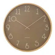 Karlsson Sencillo Wall Clock Green & Natural 40cm