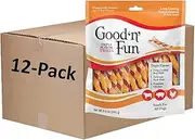 Good 'n' Fun Triple Flavor Twists, Treat Your Dog to Premium Cuts of Real Meat with Rawhide