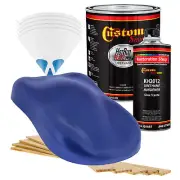 HOT ROD FLATZ Cobalt Blue Firemist Gallon Kit URETHANE Flat Auto Car Paint Kit