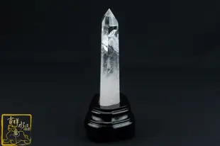 【吉祥水晶】藍針白水晶柱 17.9cm