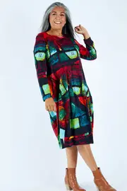 Bubble Print Dress--ORI-21320