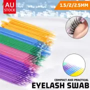 Disposable Eyelash Swab Applicator Micro Brush Mascara Tool Extension 100-1000X