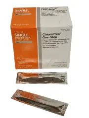 (48-PACK)NEW ChloraPrep One-Step Single Swabstick, 1.75 mL(260100) EXP DATE:6/26
