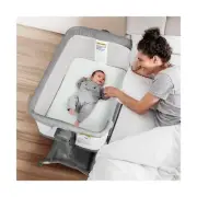 3-in-1 Baby Bassinet, Bedside Bassinet Sleeper, Rocking Bassinet with Comfy M...