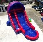 50x15x25 Commercial Inflatable Pool Edge Water Slide PVC Bounce House We Finance