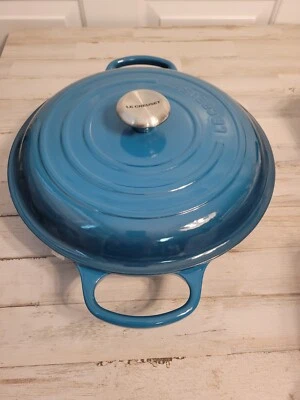 Le Creuset Collection Enameled Cast Iron Signature Braiser w Lid 3.5qt