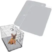 Dog Crate Mat and Washable Pee Pads for Dogs 2 Pack(30"X19"), Waterproof Non-...
