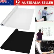 Self-adhesive Whiteboard Wall Sticker Reusable Black White Painting Chalkboard