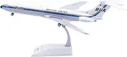 Pre-Built Model Aircraft 25CM Miniature Diecast Aircraft Replica Model 1/200 for United Airlines VC-10 G-ATDJ Static Plane Displays Miniature Airplane Model